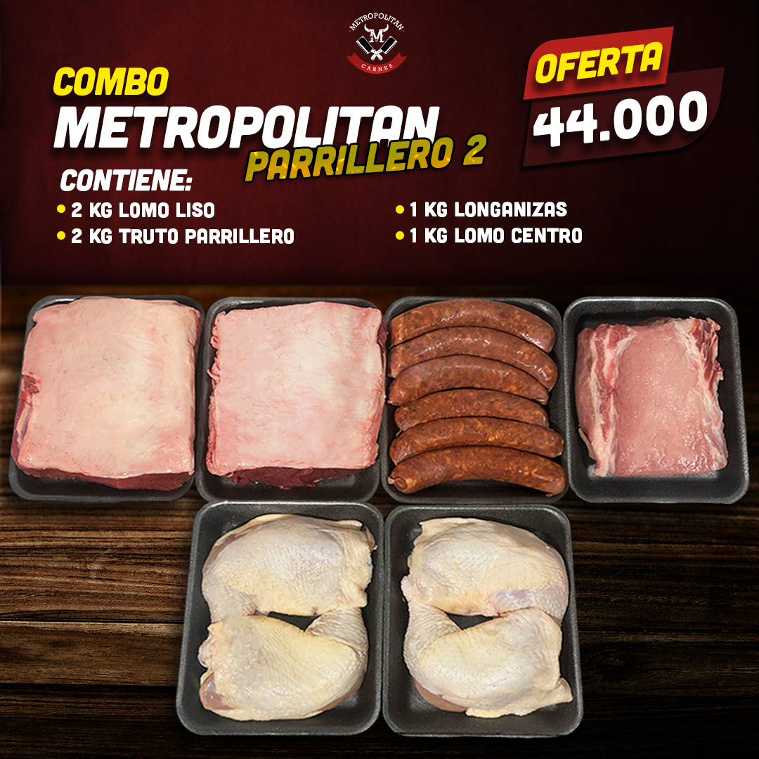 Metropolitan Parrillero 2 Carnes Metropolitan 1462