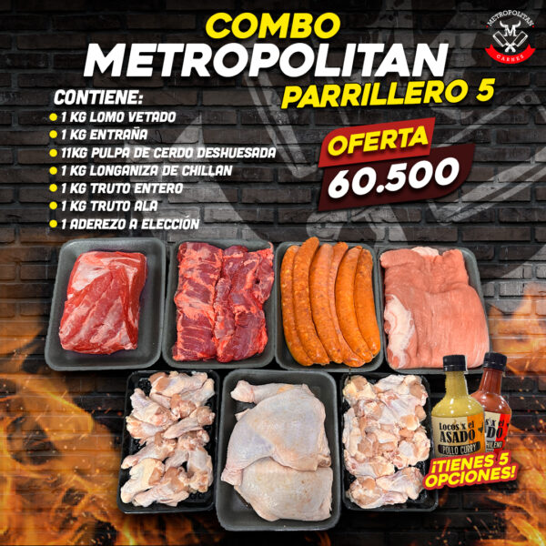 Combo Metropolitan Parrillero 5